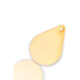 Fa kulcstartó alap (csepp) (K08)