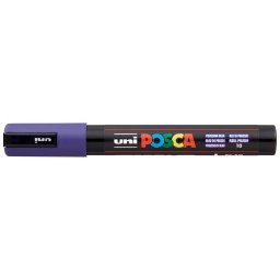 UNI Dekormarker, 1,8-2,5 mm, UNI "Posca PC-5M", porosz kék