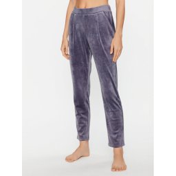 Triumph Pizsama nadrág Cozy Comfort Velour Trousers 10216539 Szürke Regular Fit