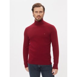 Tommy Hilfiger Garbó Pima MW0MW28048 Piros Regular Fit