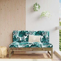 vidaXL tömör impregnált fenyőfa középső kanapé 120 x 80 cm