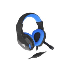 Genesis Argon 100, fekete-kék, 1x 4-pin jack csatlakozó, sztereó játék headset