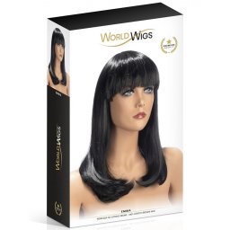 World Wigs - Emma hosszú, sötétbarna paróka