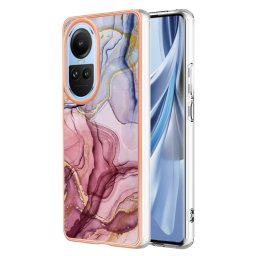 IMD MARBLE Védőburkolat Oppo Reno10 5G ROSE RED