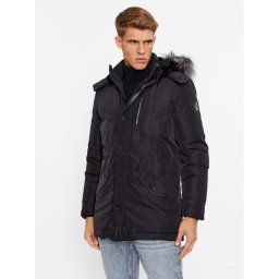 Guess Parka M3BL20 WFOW2 Fekete Regular Fit