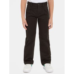 Calvin Klein Jeans Szövet nadrág Ceremony IB0IB01811 Fekete Straight Fit