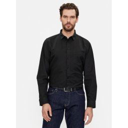 Calvin Klein Ing Oxford K10K112155 Fekete Regular Fit