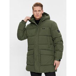 Calvin Klein Pehelykabát Crinkle K10K112228 Zöld Regular Fit
