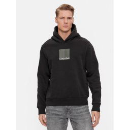 Calvin Klein Pulóver Square Logo K10K111827 Fekete Regular Fit