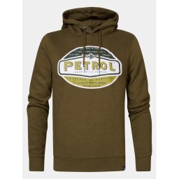 Petrol Industries Pulóver M-3030-SWH235 Zöld Regular Fit