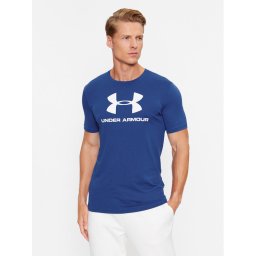Under Armour Póló Ua Sportstyle Logo Ss 1329590 Kék Loose Fit