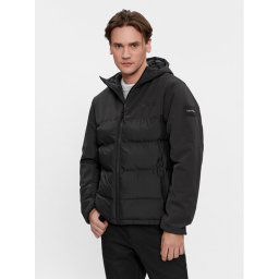 Calvin Klein Pehelykabát Mix Media K10K111889 Fekete Regular Fit