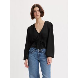 Levi's® Blúz Lisa A6861-0000 Fekete Standard Fit