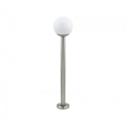 LED lámpatest , kültéri , állólámpa , E27 9W RGB-CCT fényforrással , nemesacél , IP44 , EGLO , Connect , NISIA-C , 97249