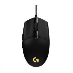 Logitech Gaming Mouse G102 2. generációs LIGHTSYNC játékegér, USB, EER, fekete