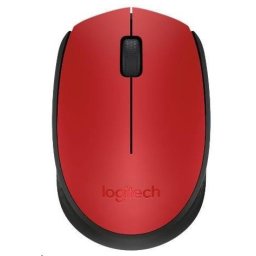 Logitech Wireless Mouse M171, piros