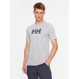Helly Hansen Póló Logo 33979 Szürke Regular Fit