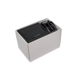 Calvin Klein Pénztárca és kártyatartó szett Gs Warmth Belt+ Concise Ccholder K50K511025 Fekete