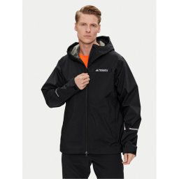 adidas Átmeneti kabát Terrex Multi RAIN.RDY 2.5-Layer Rain Jacket HM4051 Fekete Regular Fit