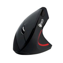 C-TECH egér VEM-09C, függőleges, 6 gomb, fekete, USB