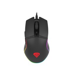 Genesis Gaming Optikai egér KRYPTON 220/RGB/6400 DPI/Hering/Optikai/6,000 DPI/Vezeték nélküli USB/Fekete