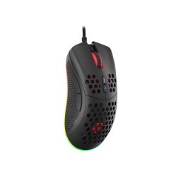 Genesis Gaming Optikai egér KRYPTON 555/RGB/8000 DPI/Német/Optikai/8000 DPI/Vezeték nélküli USB/Fekete