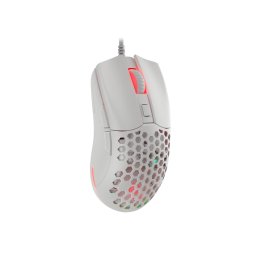 Genesis Gaming Optikai egér KRYPTON 750/RGB/8000 DPI/Hering/Optikai/8000 DPI/Vezeték nélküli USB/Fehér
