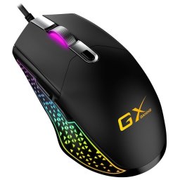 GENIUS egér GX GAMING Scorpion M705, vezetékes, RGB háttérvilágítás, 800-7200 dpi, USB, 6 gomb, fekete színű