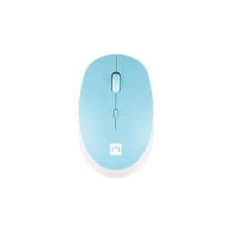 Natec Optikai egér HARRIER 2/1600 DPI/Office/Optikai/1600 DPI/Vezeték nélküli Bluetooth/Világoskék