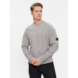 Calvin Klein Sweater K10K110401 Szürke Regular Fit