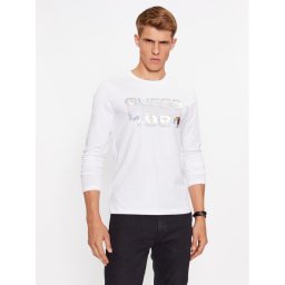 Guess Hosszú ujjú M3BI78 J1314 Fehér Slim Fit
