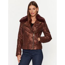 Guess Szőrme New Olivia W3BL31 WFQZ0 Barna Regular Fit