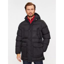 Tommy Hilfiger Pehelykabát Essential Rockie MW0MW33961 Fekete Regular Fit