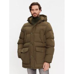 Tommy Hilfiger Pehelykabát Essential Rockie MW0MW33961 Khaki Regular Fit