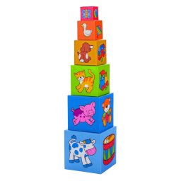 Toronyépítő montesszori, kockatorony