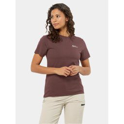 Jack Wolfskin Póló Essential T 1808352 Lila Regular Fit