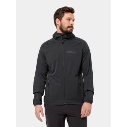 Jack Wolfskin Softshell kabát Feldberg Hoody 1306922 Fekete Regular Fit