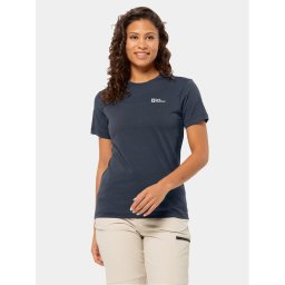 Jack Wolfskin Póló Essential T 1808352 Sötétkék Regular Fit