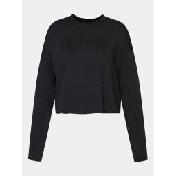 Athlecia Blúz Offner W L/S Tee EA233340 Fekete Regular Fit