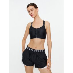 Under Armour Sport melltartó Ua Infinity High Bra Zip 1373860 Fekete Fitted Fit