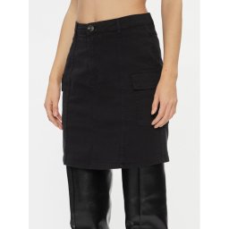 Vila Farmer szoknya 14089780 Fekete Regular Fit