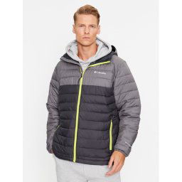 Columbia Pehelykabát Powder Lite™ Hooded Jacket Szürke Regular Fit