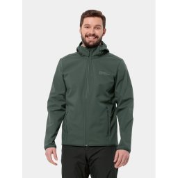 Jack Wolfskin Softshell kabát Bornberg Hoody 1307471 Khaki Regular Fit