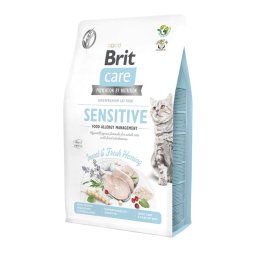 Brit Care Cat SENSITIVE FOOD ALLERGY MANAGEMENT ROVAR ÉS FRISS HERING 7kg