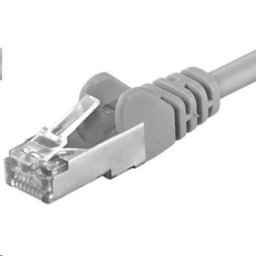 PREMIUMCORD Patch kábel CAT6a S-FTP, RJ45-RJ45, AWG 26/7 3m szürke