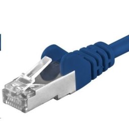 PREMIUMCORD Patch kábel CAT6a S-FTP, RJ45-RJ45, AWG 26/7 5m kék