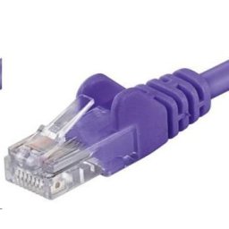 PREMIUMCORD Patch kábel UTP RJ45-RJ45 CAT5e 0,25m lila
