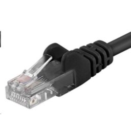 PremiumCord Patch kábel UTP RJ45-RJ45 CAT6 0.25m fekete