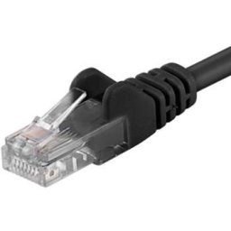 PremiumCord Patch kábel UTP RJ45-RJ45 CAT6 1, 5m fekete