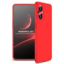 360°-os védőburkolat Oppo Reno7 Lite 5G piros